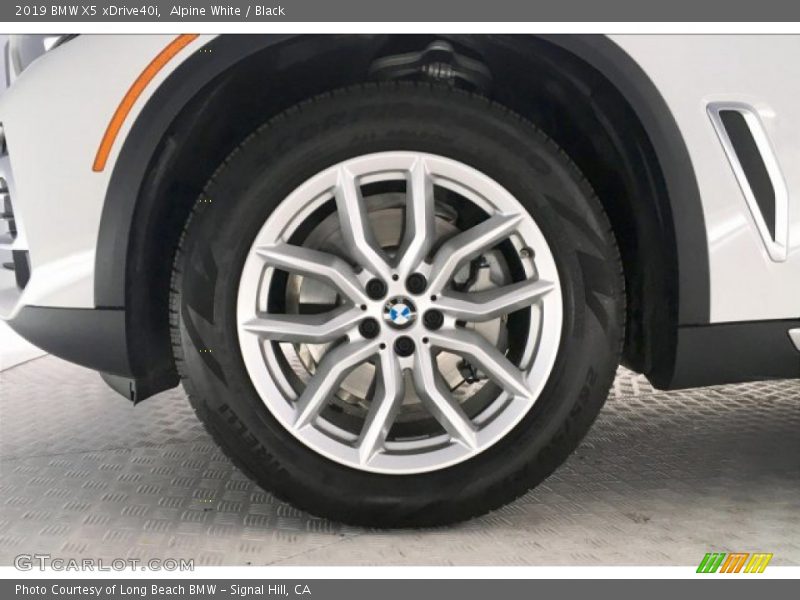 Alpine White / Black 2019 BMW X5 xDrive40i