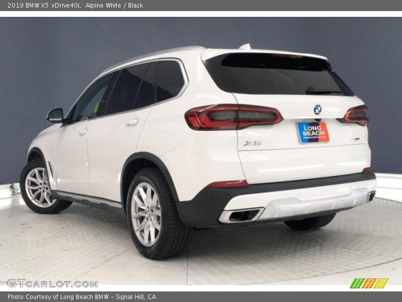 Alpine White / Black 2019 BMW X5 xDrive40i