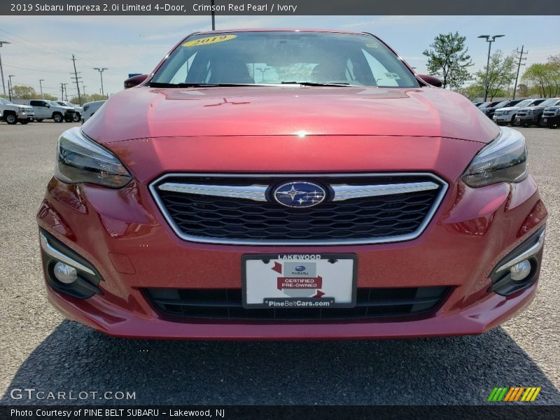 Crimson Red Pearl / Ivory 2019 Subaru Impreza 2.0i Limited 4-Door