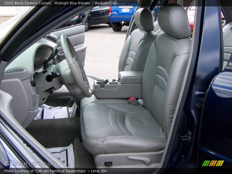 Midnight Blue Metallic / Medium Gray 2003 Buick Century Custom