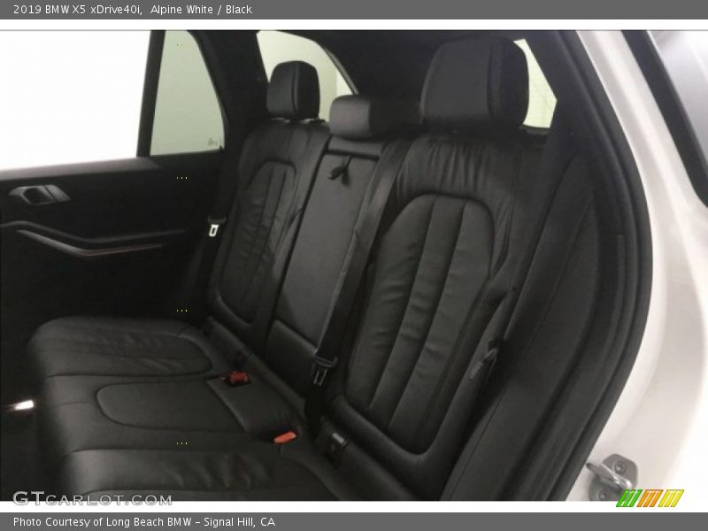 Alpine White / Black 2019 BMW X5 xDrive40i