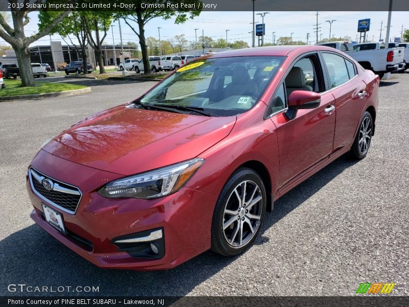 Crimson Red Pearl / Ivory 2019 Subaru Impreza 2.0i Limited 4-Door