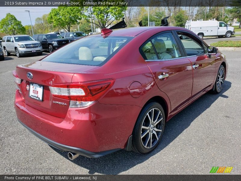 Crimson Red Pearl / Ivory 2019 Subaru Impreza 2.0i Limited 4-Door