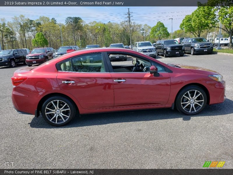 Crimson Red Pearl / Ivory 2019 Subaru Impreza 2.0i Limited 4-Door