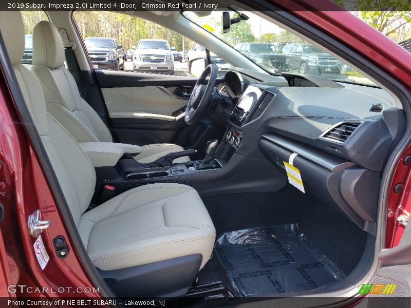 Crimson Red Pearl / Ivory 2019 Subaru Impreza 2.0i Limited 4-Door