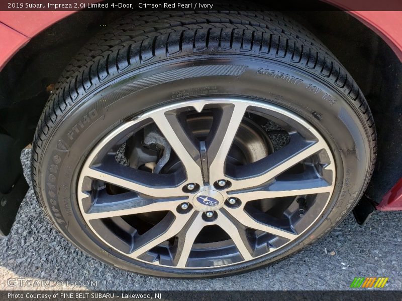 Crimson Red Pearl / Ivory 2019 Subaru Impreza 2.0i Limited 4-Door