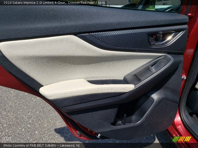 Crimson Red Pearl / Ivory 2019 Subaru Impreza 2.0i Limited 4-Door