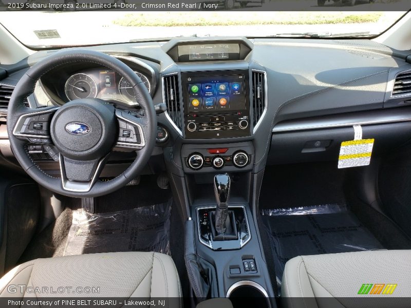 Crimson Red Pearl / Ivory 2019 Subaru Impreza 2.0i Limited 4-Door