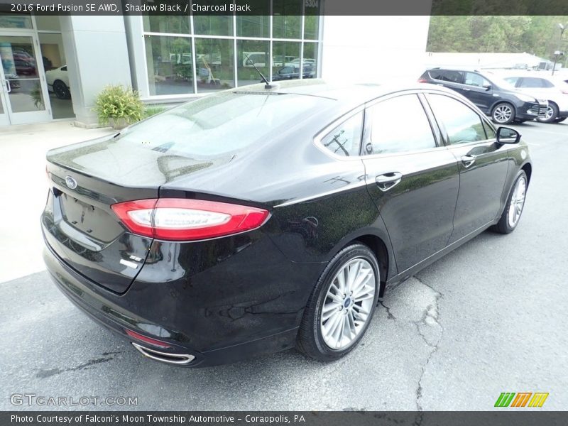 Shadow Black / Charcoal Black 2016 Ford Fusion SE AWD
