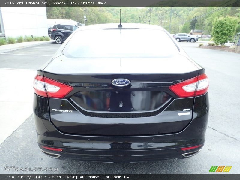 Shadow Black / Charcoal Black 2016 Ford Fusion SE AWD