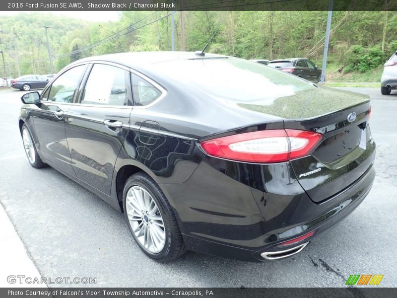Shadow Black / Charcoal Black 2016 Ford Fusion SE AWD
