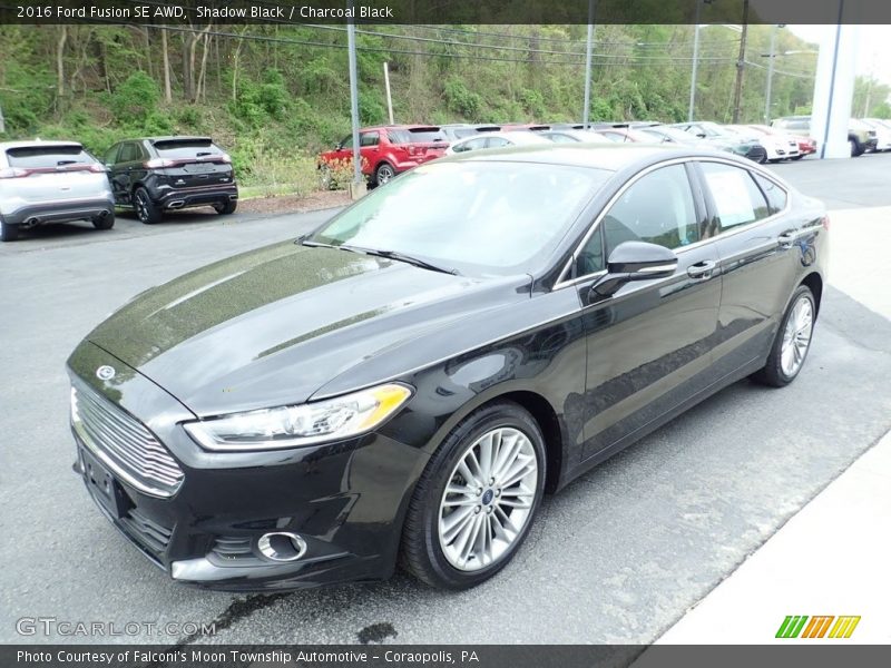 Shadow Black / Charcoal Black 2016 Ford Fusion SE AWD