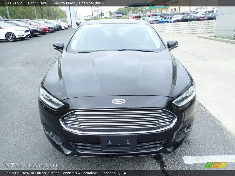 Shadow Black / Charcoal Black 2016 Ford Fusion SE AWD
