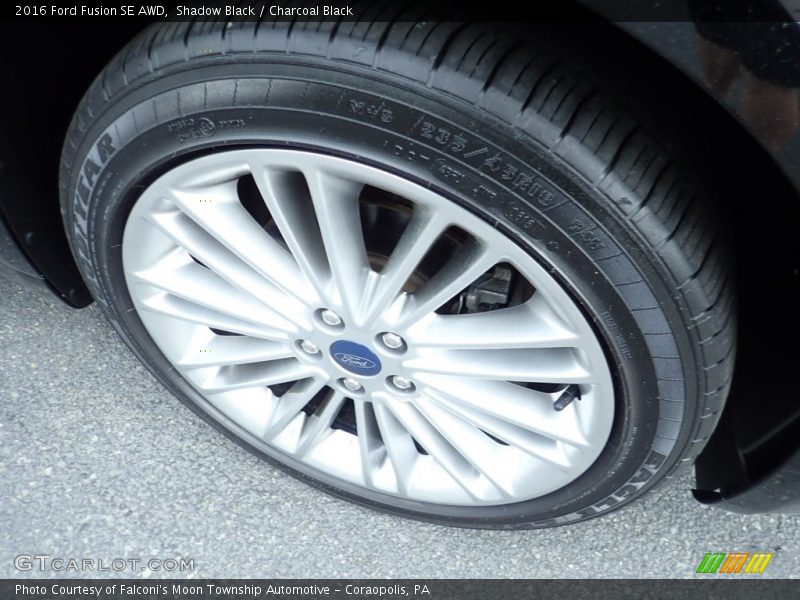 Shadow Black / Charcoal Black 2016 Ford Fusion SE AWD