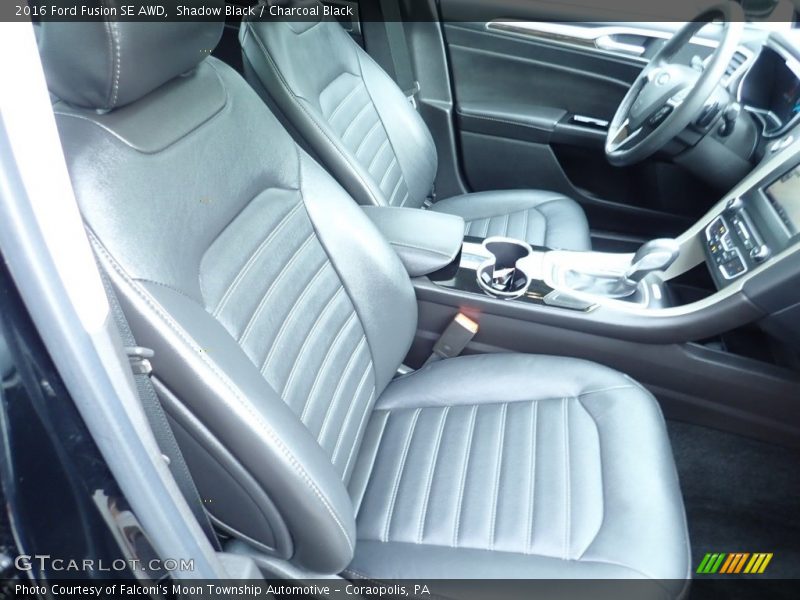 Shadow Black / Charcoal Black 2016 Ford Fusion SE AWD