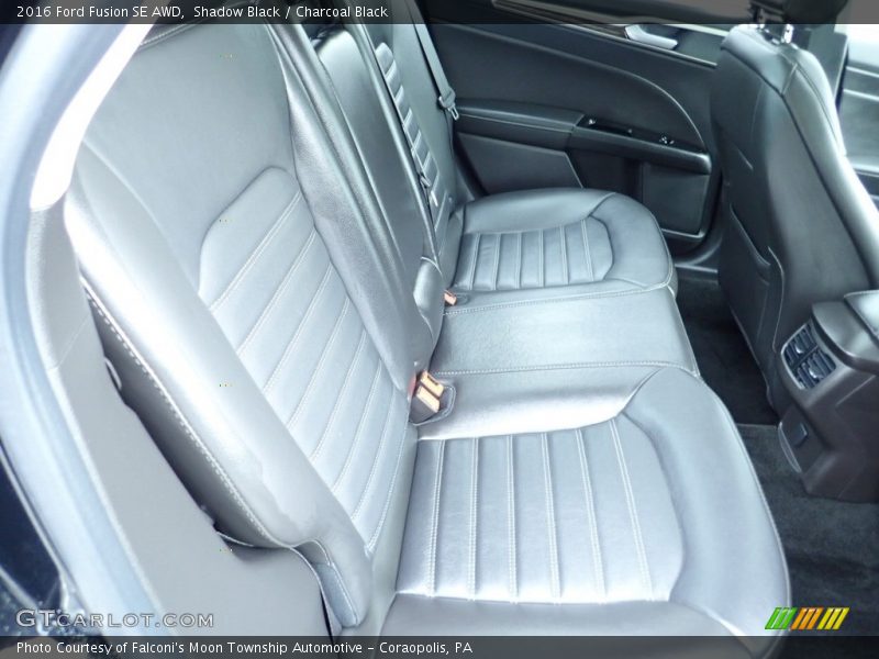 Shadow Black / Charcoal Black 2016 Ford Fusion SE AWD