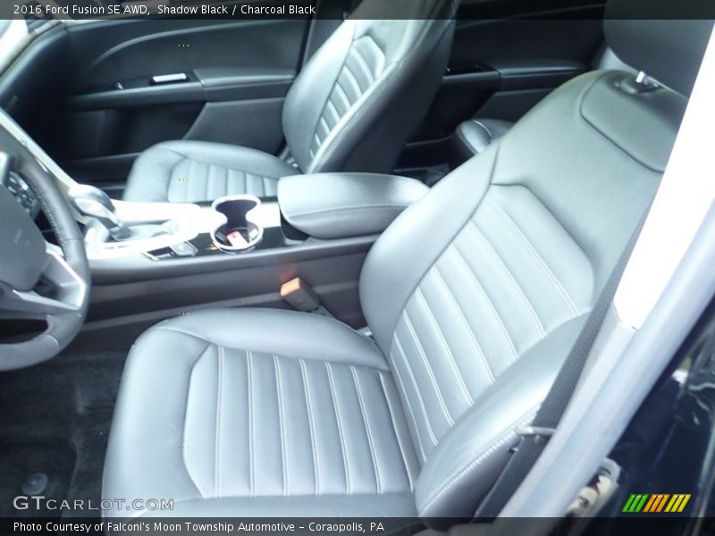 Shadow Black / Charcoal Black 2016 Ford Fusion SE AWD