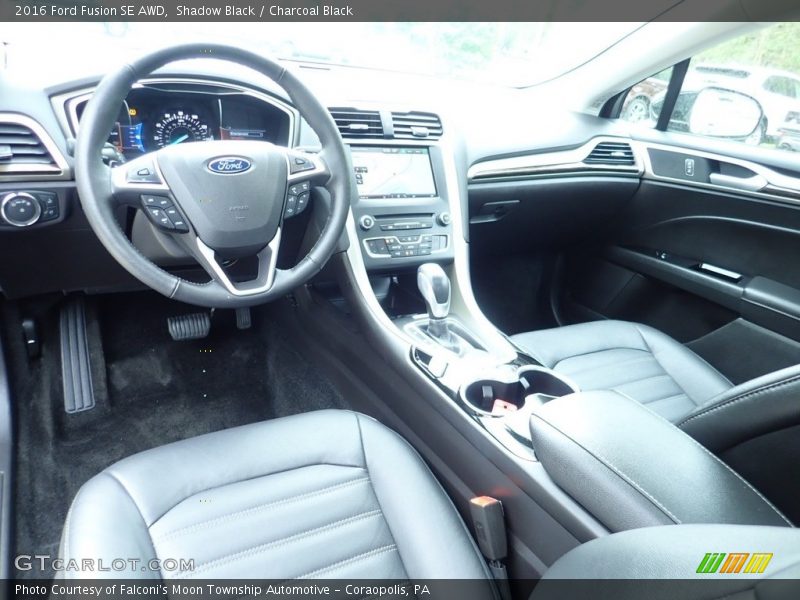 Shadow Black / Charcoal Black 2016 Ford Fusion SE AWD
