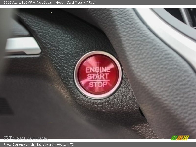 Modern Steel Metallic / Red 2019 Acura TLX V6 A-Spec Sedan