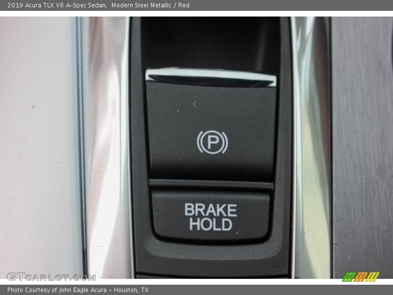 Modern Steel Metallic / Red 2019 Acura TLX V6 A-Spec Sedan