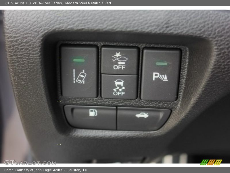 Modern Steel Metallic / Red 2019 Acura TLX V6 A-Spec Sedan