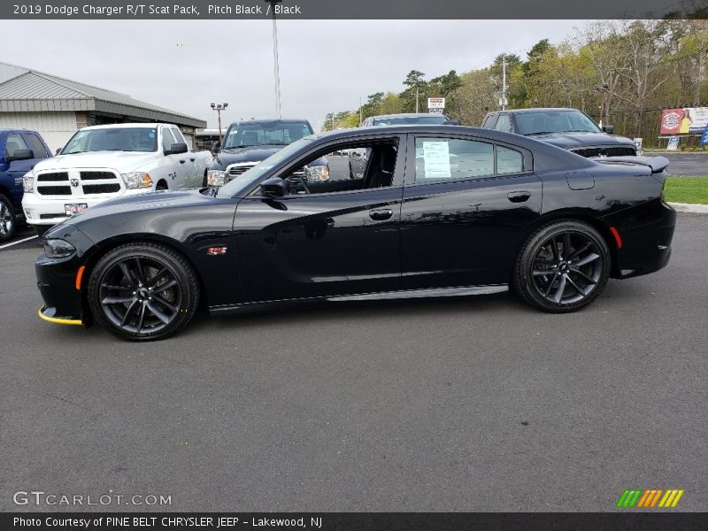 Pitch Black / Black 2019 Dodge Charger R/T Scat Pack