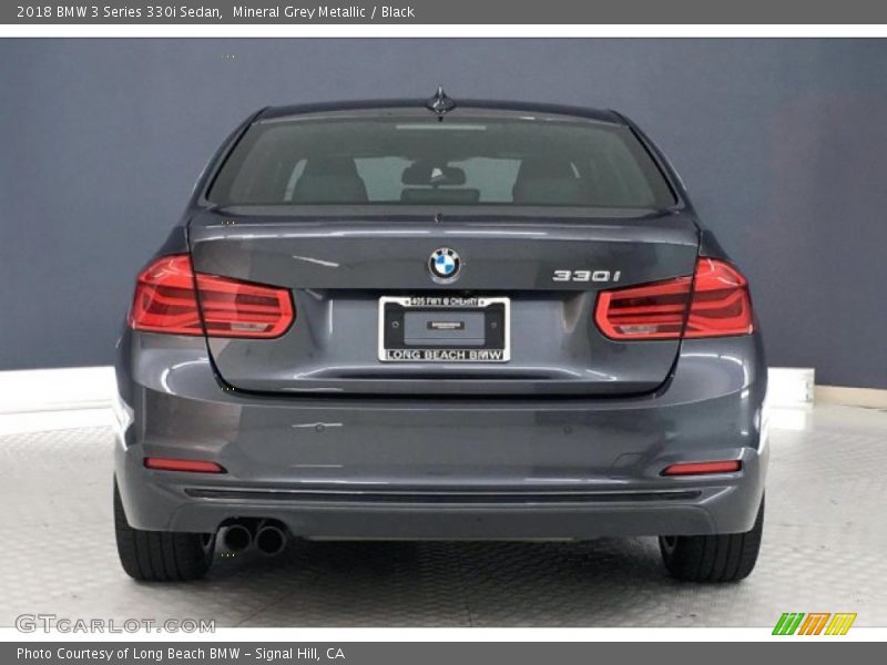 Mineral Grey Metallic / Black 2018 BMW 3 Series 330i Sedan