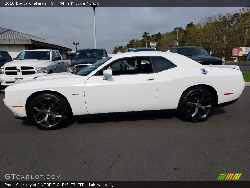 White Knuckle / Black 2018 Dodge Challenger R/T