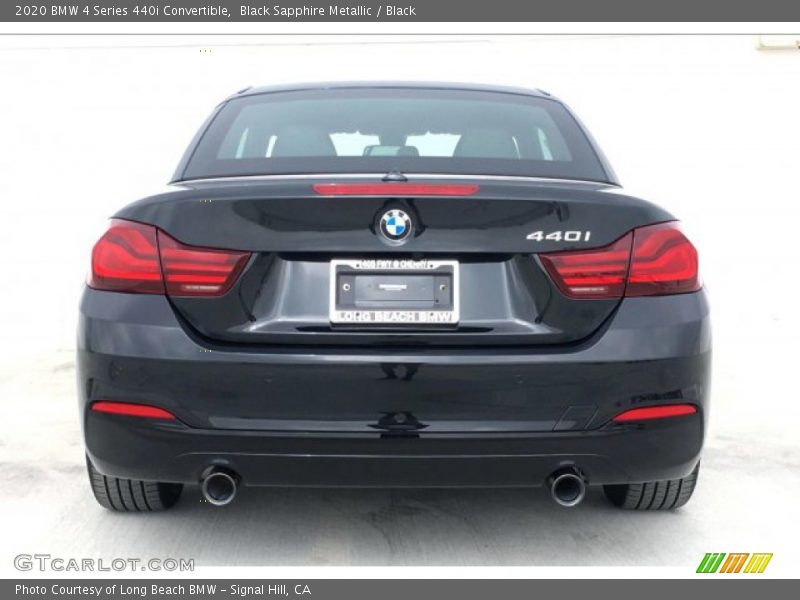 Black Sapphire Metallic / Black 2020 BMW 4 Series 440i Convertible