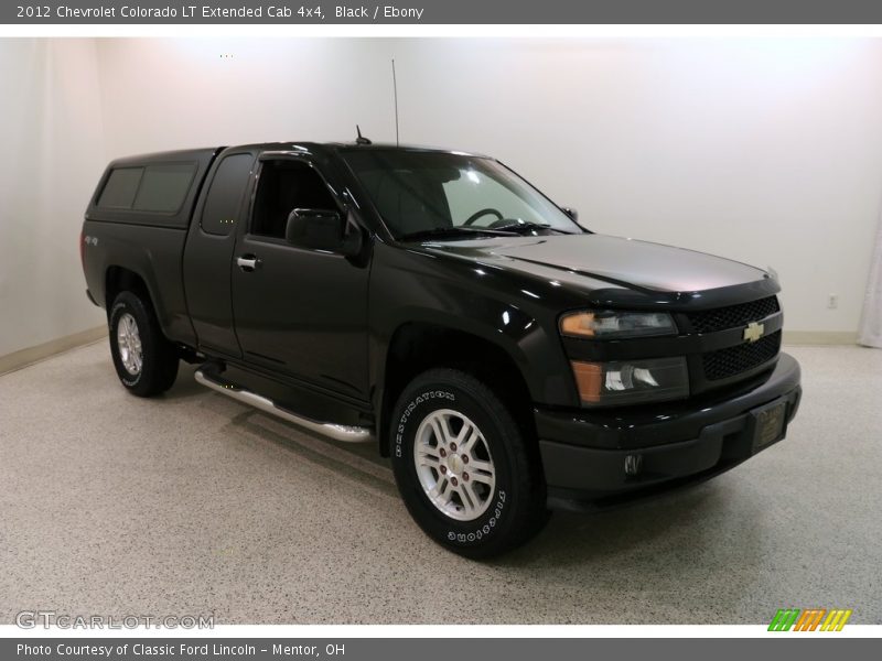Black / Ebony 2012 Chevrolet Colorado LT Extended Cab 4x4