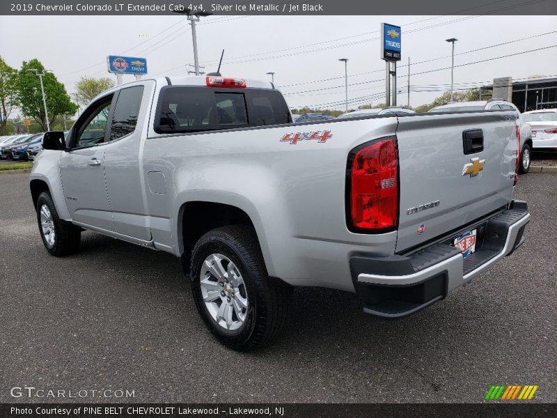 Silver Ice Metallic / Jet Black 2019 Chevrolet Colorado LT Extended Cab 4x4