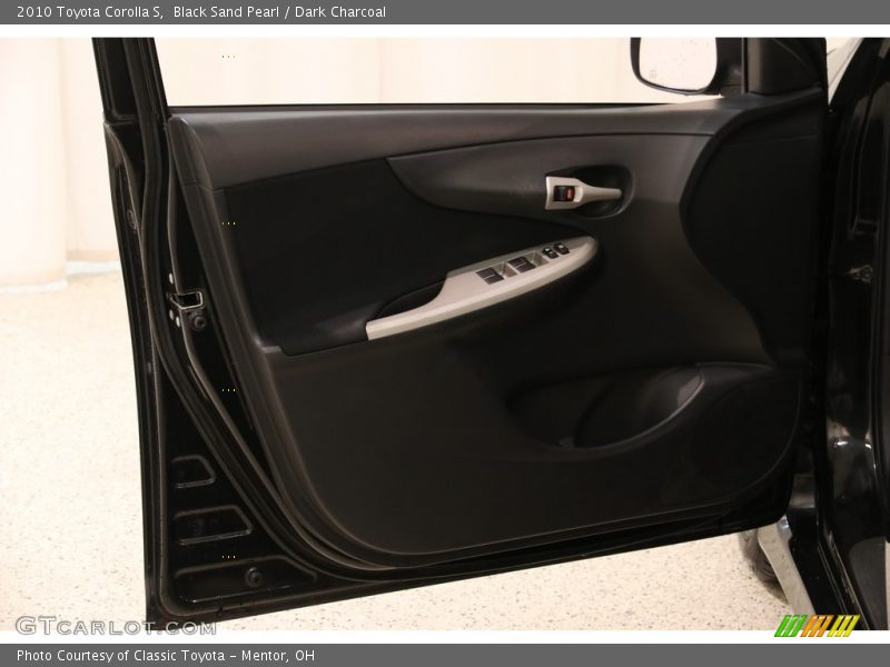 Black Sand Pearl / Dark Charcoal 2010 Toyota Corolla S
