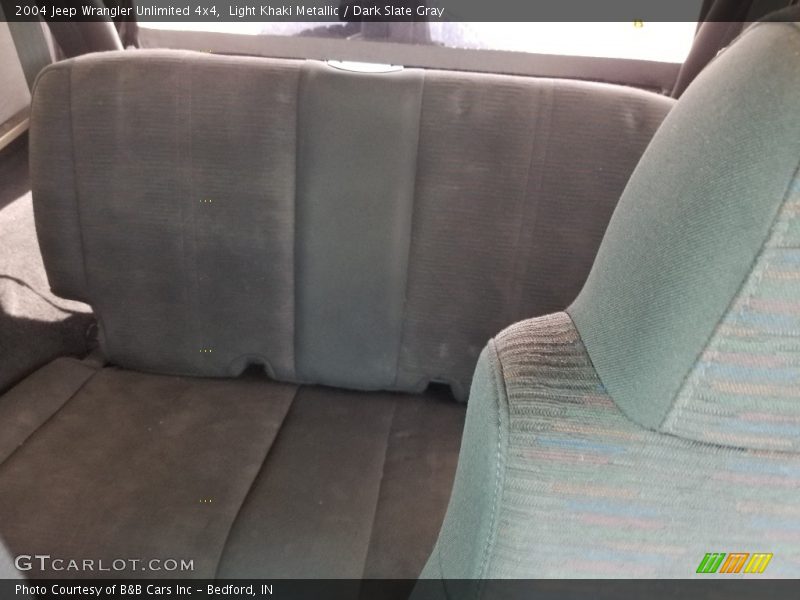 Light Khaki Metallic / Dark Slate Gray 2004 Jeep Wrangler Unlimited 4x4