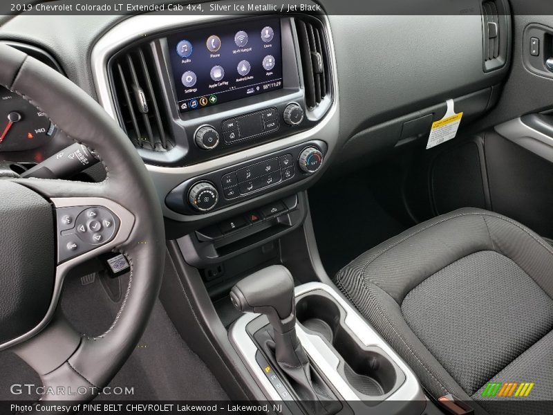 Silver Ice Metallic / Jet Black 2019 Chevrolet Colorado LT Extended Cab 4x4