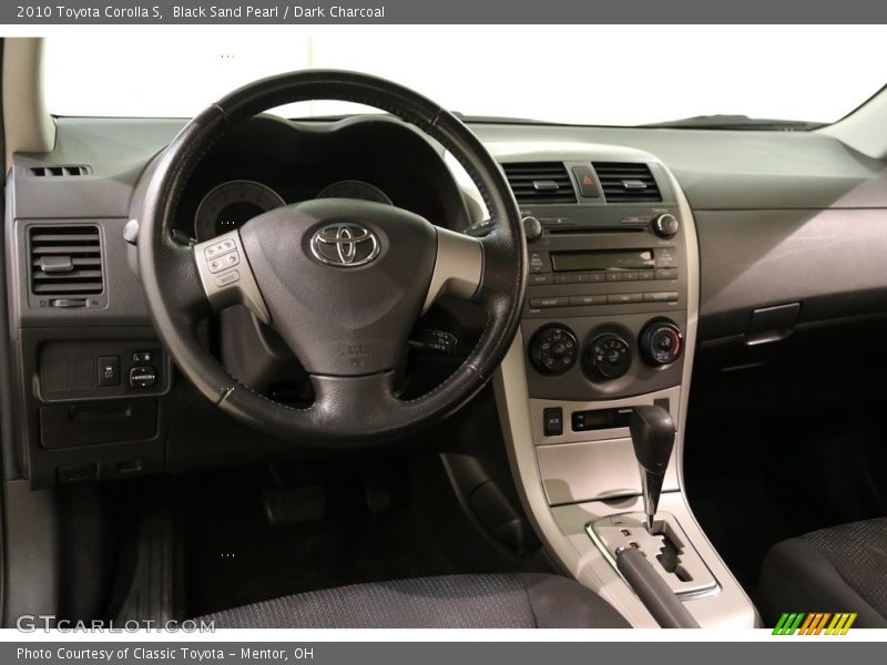 Black Sand Pearl / Dark Charcoal 2010 Toyota Corolla S
