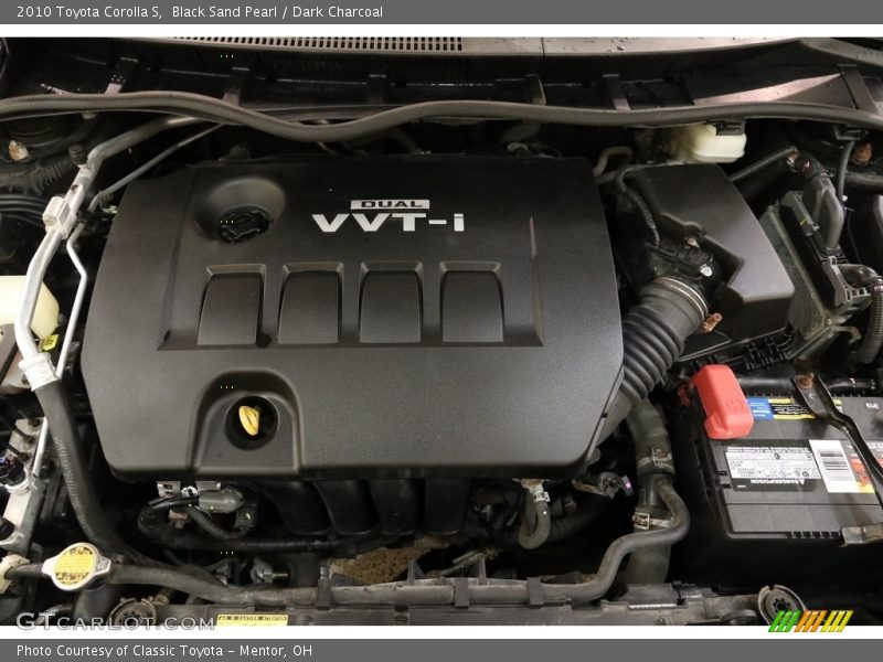 Black Sand Pearl / Dark Charcoal 2010 Toyota Corolla S