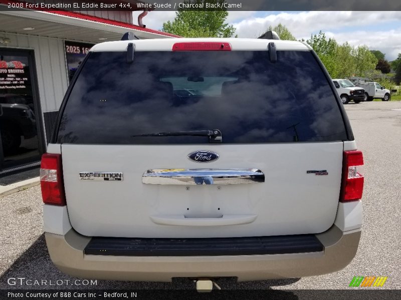 White Suede / Charcoal Black/Camel 2008 Ford Expedition EL Eddie Bauer 4x4