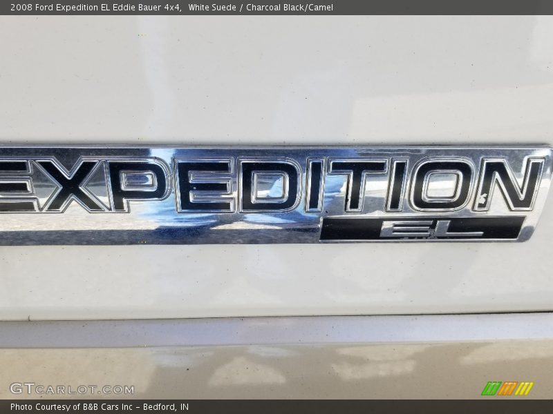 White Suede / Charcoal Black/Camel 2008 Ford Expedition EL Eddie Bauer 4x4