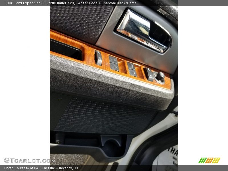 White Suede / Charcoal Black/Camel 2008 Ford Expedition EL Eddie Bauer 4x4