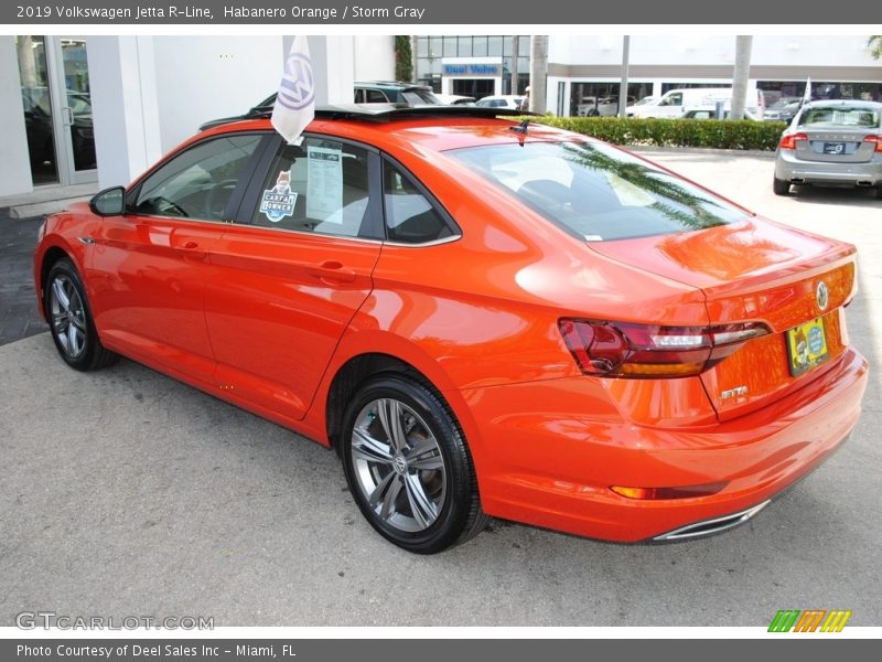 Habanero Orange / Storm Gray 2019 Volkswagen Jetta R-Line