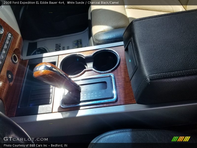 White Suede / Charcoal Black/Camel 2008 Ford Expedition EL Eddie Bauer 4x4
