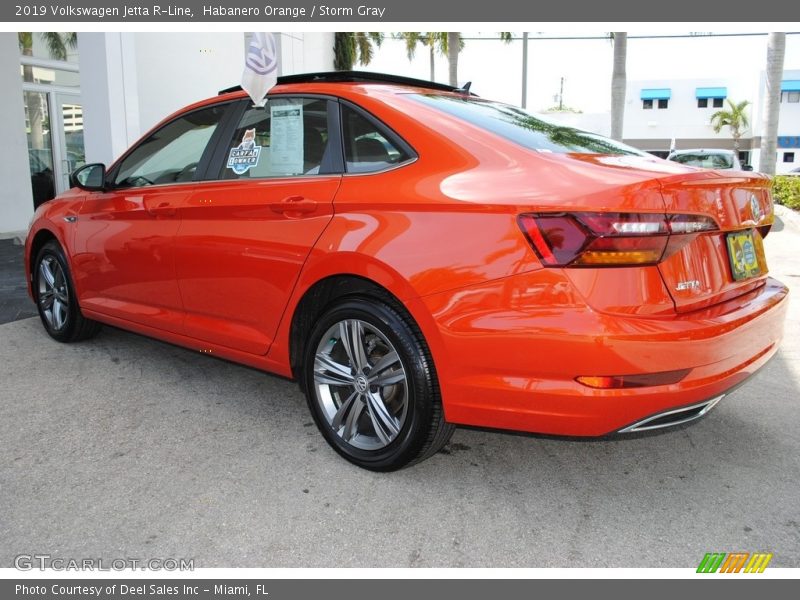Habanero Orange / Storm Gray 2019 Volkswagen Jetta R-Line