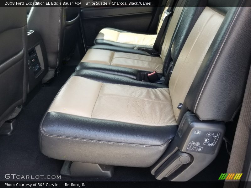 White Suede / Charcoal Black/Camel 2008 Ford Expedition EL Eddie Bauer 4x4