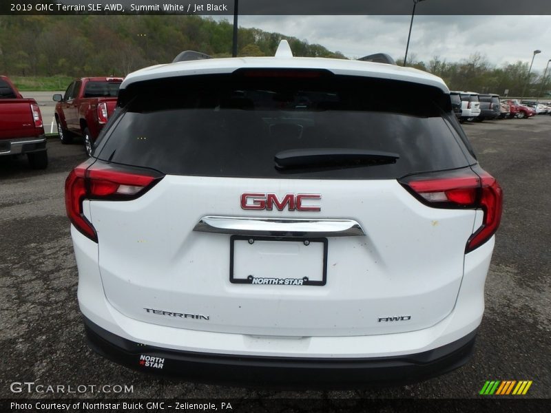 Summit White / Jet Black 2019 GMC Terrain SLE AWD