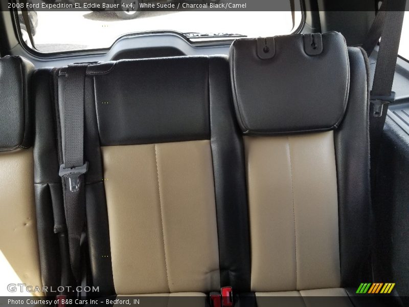 White Suede / Charcoal Black/Camel 2008 Ford Expedition EL Eddie Bauer 4x4