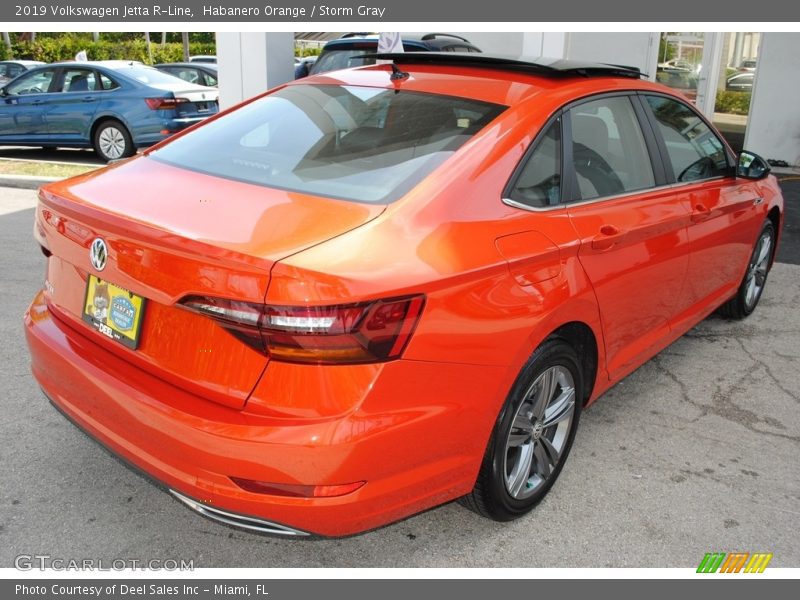 Habanero Orange / Storm Gray 2019 Volkswagen Jetta R-Line