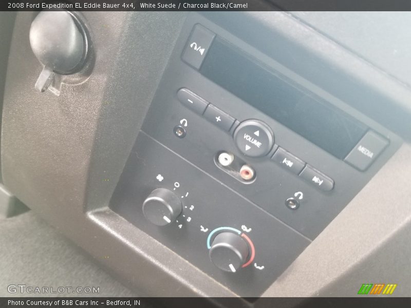 White Suede / Charcoal Black/Camel 2008 Ford Expedition EL Eddie Bauer 4x4