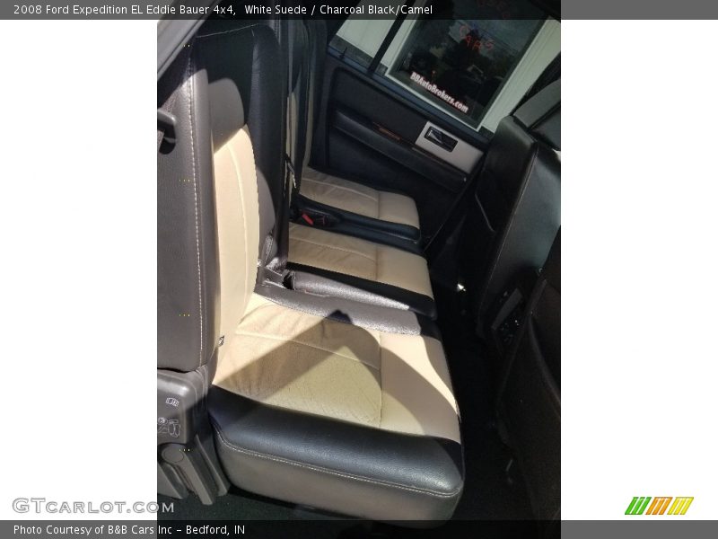 White Suede / Charcoal Black/Camel 2008 Ford Expedition EL Eddie Bauer 4x4