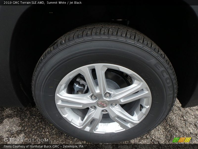 Summit White / Jet Black 2019 GMC Terrain SLE AWD