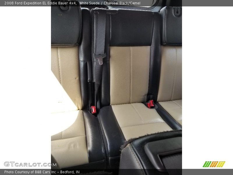 White Suede / Charcoal Black/Camel 2008 Ford Expedition EL Eddie Bauer 4x4